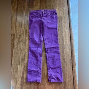 LOFT Purple Straight Leg Corduroy Jeans